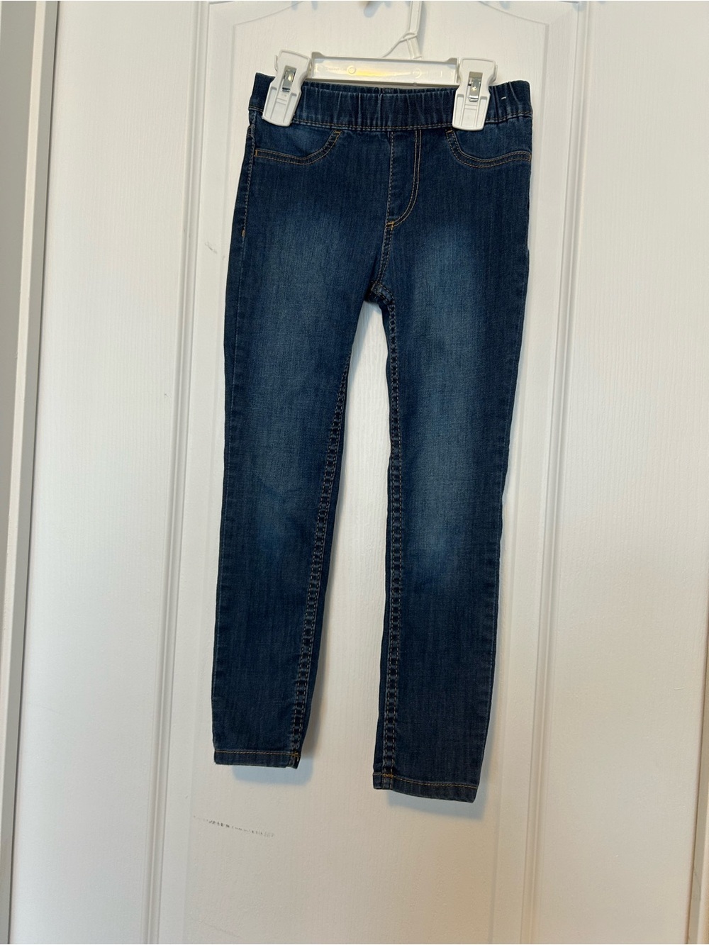 H&M Dark Blue Girls Stretch Denim Jeggings